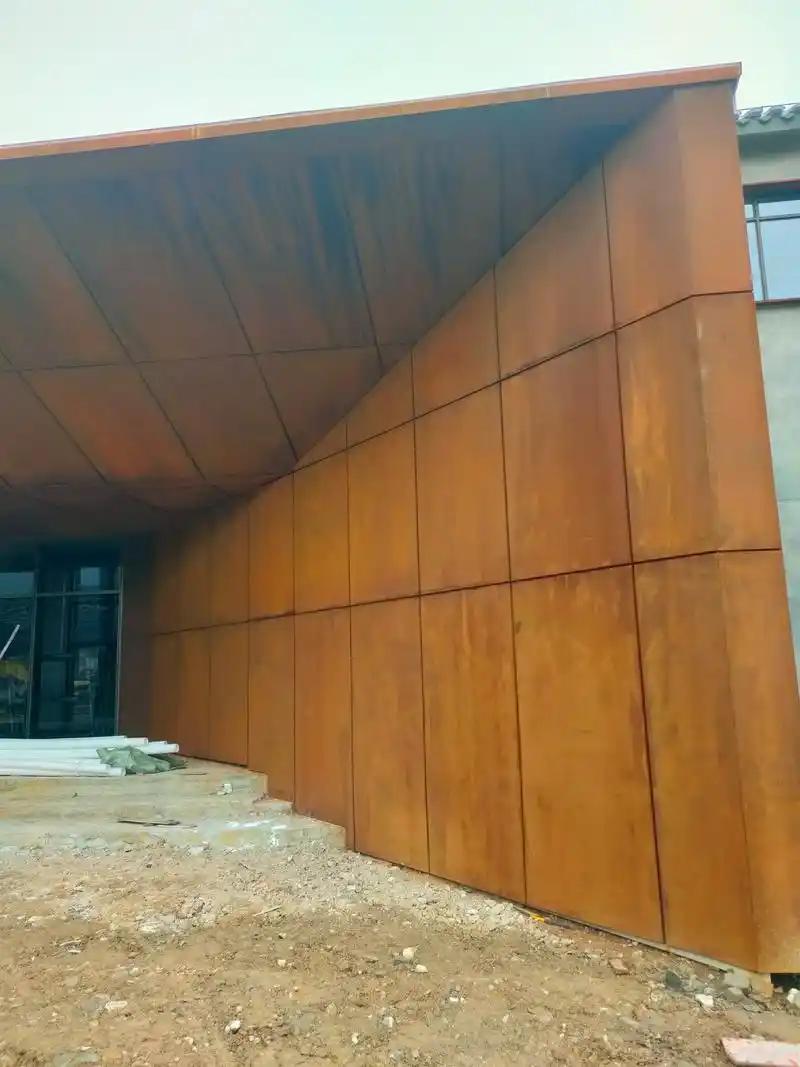 河东锈钢板幕墙